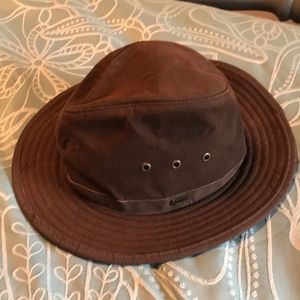 Outback Trading Company Oilskin Madison River Packable Hat Brown Medium M